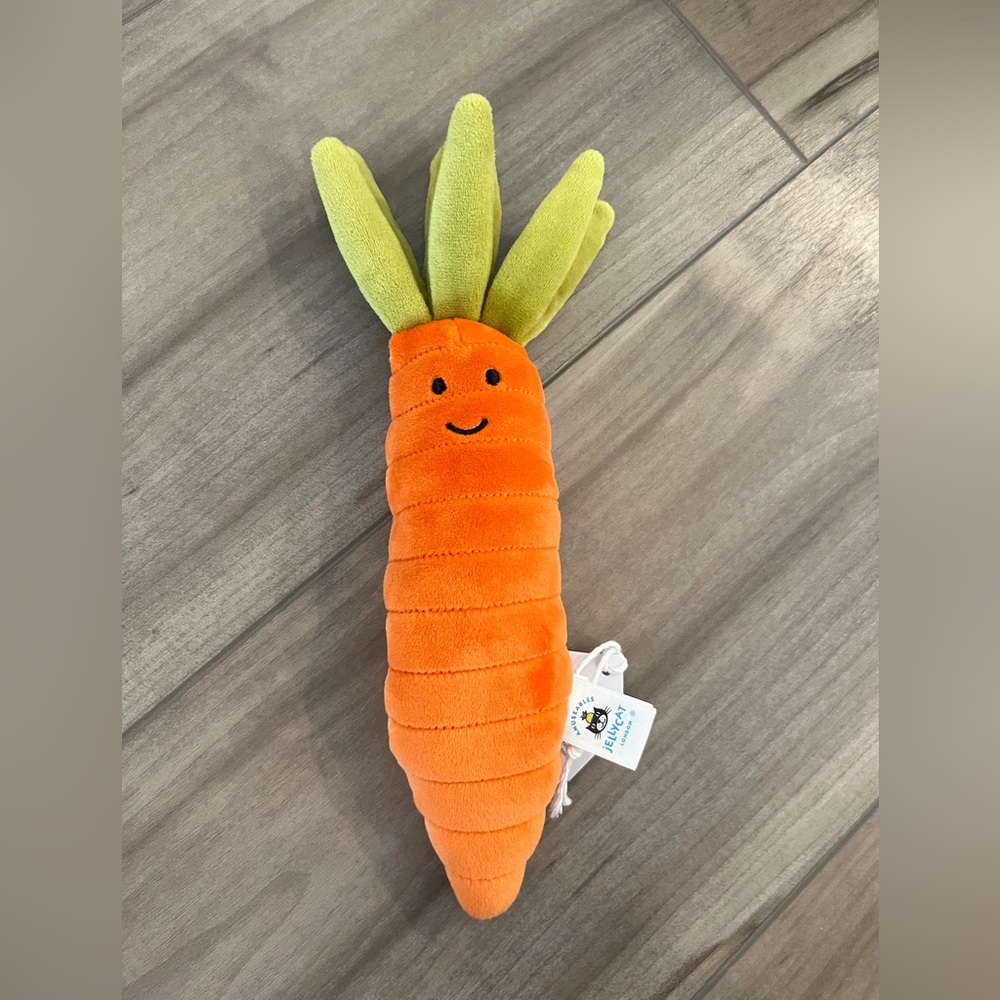 Jellycat Vivacious Vegetable Carrot 100% Authentic NWT US SHIP FAST
